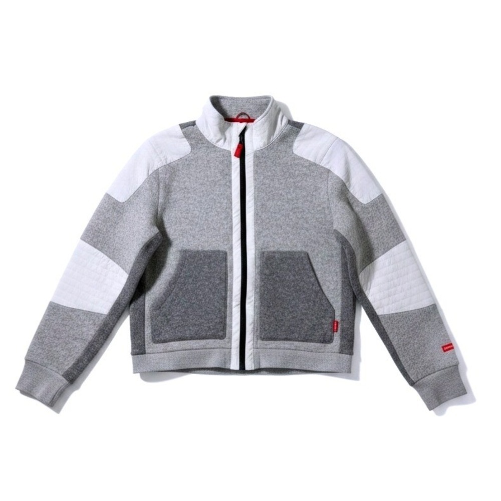 Topo Designs Global Full Zip Wool Blend Sweater Jacket Gray Women's Medium
